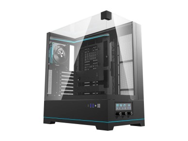 Caja de ordenador Darkflash DY450 ??PRO (negra) + 1 ventilador