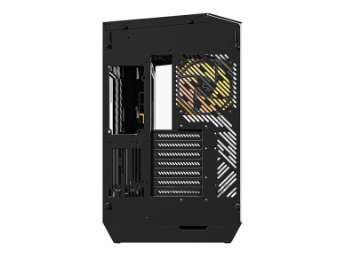 Caja de ordenador Darkflash DY470 (negra) + 4 ventiladores + soporte para GPU
