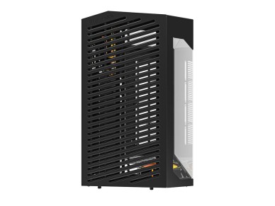 Caja de ordenador Darkflash DY470 (negra) + 4 ventiladores + soporte para GPU
