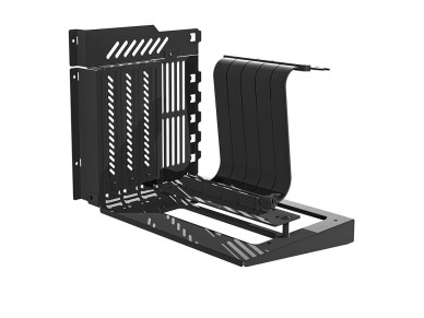 Caja de ordenador Darkflash DY470 (negra) + 4 ventiladores + soporte para GPU