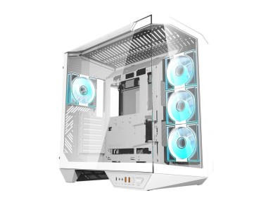Gabinete para computador Darkflash DY470 (branco) + 4 ventoinhas Gabinete para computador Darkflash DY470 (branco) + 4 ventoinhas