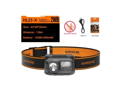 Lanterna de cabeça Superfire HL23-X Lanterna de cabeça Superfire HL23-X