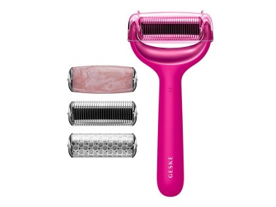 MicroNeedle Face&Body Roller 9in1 Geske with APP (magenta)