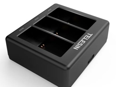 3-slot charger Telesin for GoPro Hero 12 / Hero 11 / Hero 10 / Hero 9 3-slot charger Telesin for GoPro Hero 12 / Hero 11 / Hero 10 / Hero 9