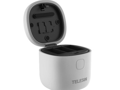 Carregador à prova d'água de 3 slots, caixa completa Telesin para GoPro Hero 12 / Hero 11 / Hero 10 Carregador à prova d'água de 3 slots, caixa completa Telesin para GoPro Hero 12 / Hero 11 / Hero 10