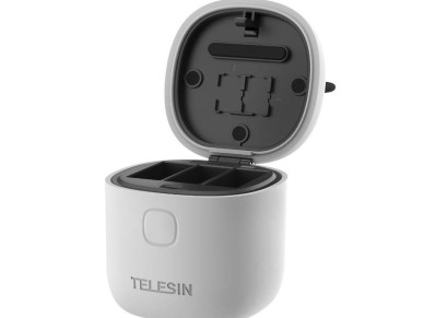 Cargador impermeable de 3 ranuras Allin box Telesin para GoPro Hero 12 / Hero 11 / Hero 10 / Hero 9 Cargador impermeable de 3 ranuras Allin box Telesin para GoPro Hero 12 / Hero 11 / Hero 10 / Hero 9