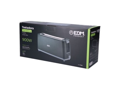 Black design edm long slot toaster 900w edm Black design edm long slot toaster 900w edm