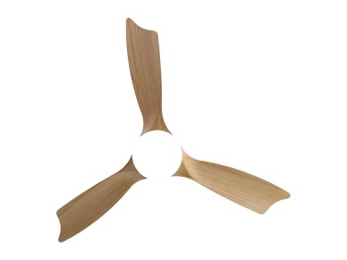 Baltic model ceiling fan with 3 wooden blades �132cm