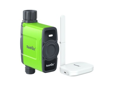 Controlador de riego RainPoint Wifi de 1 zona con puerta de enlace