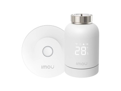 Kit de cabezal termost�tico ZigBee IMOU KIT-TRV1-EU-2 con 6 adaptadores y puerta de enlace