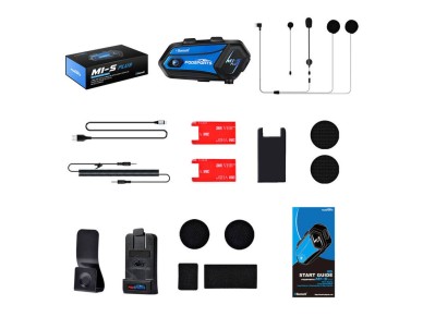 Intercomunicador para motocicleta Fodsports M1-S Plus (preto)