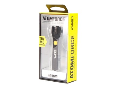 Mini linterna led atom force, alumino, recargable, 10 w 420 lm