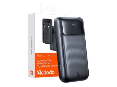 Power Bank Mcdodo MC-0231 Digital Dis 10000mAh, 33W (czarny)