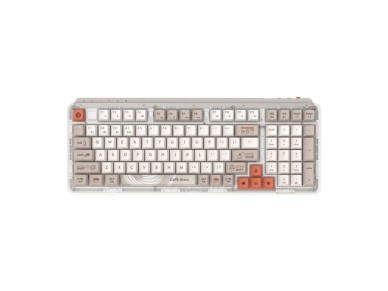 Teclado inalámbrico Z980 ProMax MIIIW 2.4G (café) Teclado inalámbrico Z980 ProMax MIIIW 2.4G (café)
