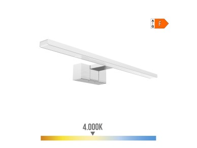 Lámpara led de pared o espejo 8 w 4.000 k 800 lm luz día 40 x 12,8 x 5,10 cm Lámpara led de pared o espejo 8 w 4.000 k 800 lm luz día 40 x 12,8 x 5,10 cm