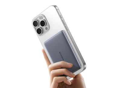 Baseus magnetic powerbank PicoGo AM41 5000mAh 20W ultra slim, with 60w usb-c cable grey