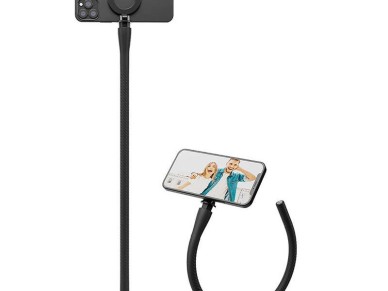 Soporte flexible TELESIN para tel�fonos (negro)