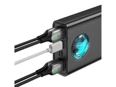 Banco de energía Baseus Amblight 65W 30000mAh negro