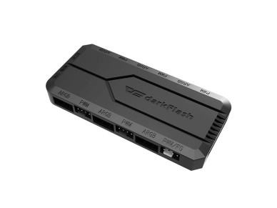 Fan control box for computer Darkflash RC2 RGB PWM + remote controller (black) Fan control box for computer Darkflash RC2 RGB PWM + remote controller (black)