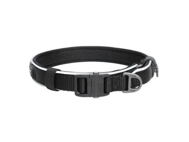 Collar reflectante Dogness talla M (Negro)