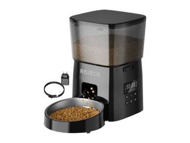 Rojeco 2L Automatic Pet Feeder Button Version