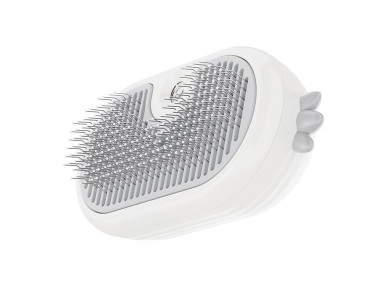 Cepillo de vapor para gatos Rojeco con funci�n de masaje (blanco)