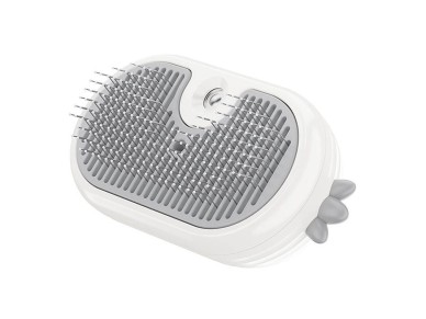 Cepillo de vapor para gatos Rojeco con funci�n de masaje (blanco)