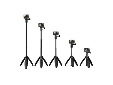 Bast�o de selfie Telesin com trip� para c�meras esportivas (S1-MNP-02)