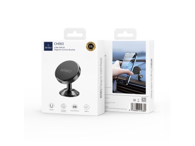 WIWU car holder magnetic CH003 black glued WIWU car holder magnetic CH003 black glued