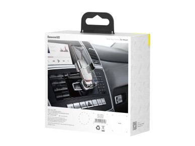 Soporte para coche Baseus Metal Age Gravity CD versión negro