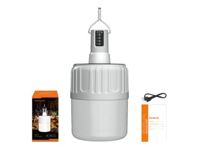 Camping lamp Superfire T26-S – 500lm, solar-powered, 18W, 3 modes