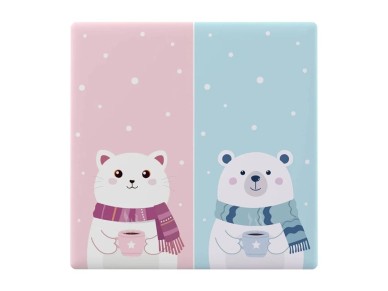 Cubierta/tapa decorativa para interruptor t�ctil T5 SONOFF Cartoon 2C