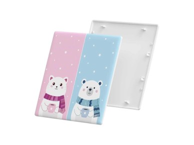 Cubierta/tapa decorativa para interruptor t�ctil T5 SONOFF Cartoon 2C