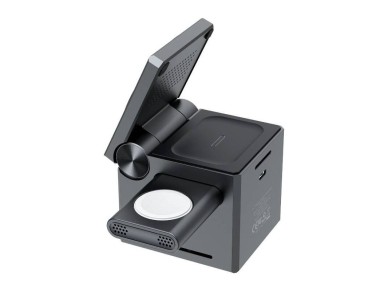 Cargador inductivo Choetech T632-F 3 en 1 de 15 W (negro)