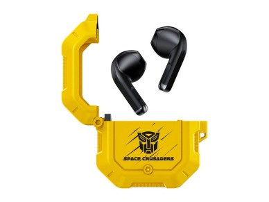 Fones de ouvido TWS Transformers TF-T12 (amarelo)