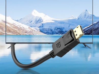 Techancy DP to DP High Definition Video Cable 1.5m, LE1821, 4K*2K/1080P, Black