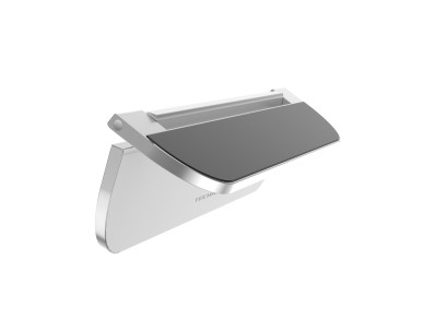 Suporte port�til para computador port�til Techancy, fabricado em metal CNC, TI2248, prateado