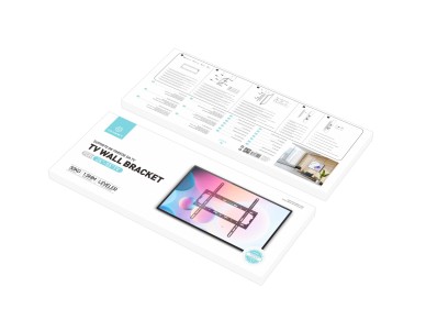 Techancy TV Wall Mount, 50 kg, TI2267, Compatible with 26-55 inch TVs, Black