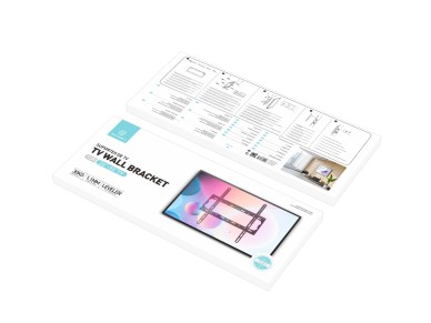 Techancy Lightweight TV Stand, 30 kg, TI2267, Compatible with 26-55 inch TVs, Black