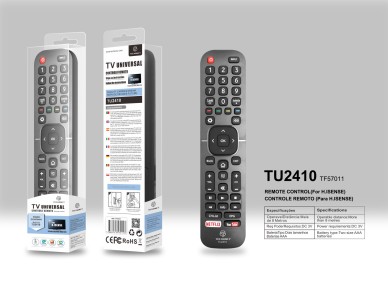 Controlo remoto sem fios Techancy TV, TU2410, sem necessidade de configura��o, controlo remoto para 