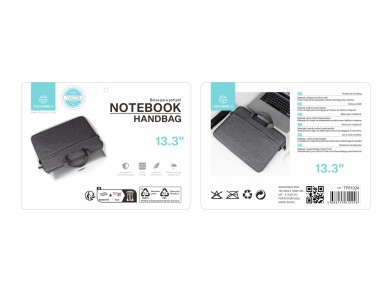Bolsa para port�til Techancy TW2778, negra, 13,3 pulgadas, correa ajustable