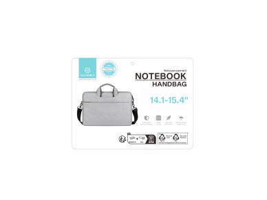 Estuche Techancy TW2778 gris para port�til de 14,1/15,4 pulgadas con correa de hombro ajustable