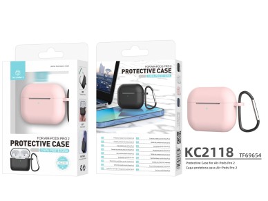 Capa protetora de silicone para auriculares Techancy, KC2118, compat�vel com AirPods Pro 2.� gera��o
