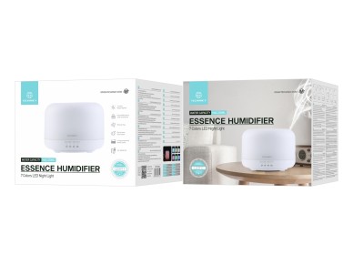 Difusor de aromaterapia Techancy, LD3911, con funci�n humidificador, color blanco