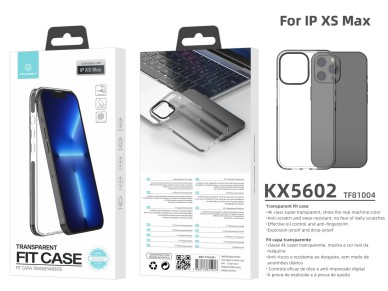 Techancy New Acrylic Clear Phone Case, KX5602, Compatible with iPhone Xs Max, Clear + Black Techancy New Acrylic Clear Phone Case, KX5602, Compatible with iPhone Xs Max, Clear + Black
