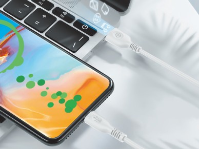 Techancy Cabo De Dados Usb-Tipo-c, TB1676 1M 2,4A Carregamento R�pido, Transfer�ncia De Dados, Branc