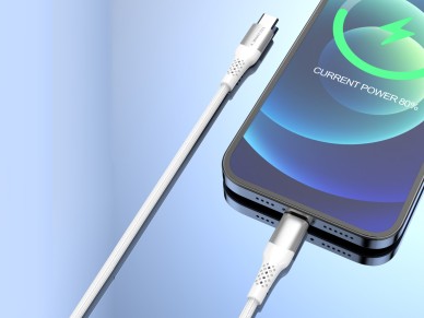 Techancy Cabo De Dados Pd De Alta Velocidade TB1664, Tipo C Para Carregamento Ip 20wpd, Cabo Entran�