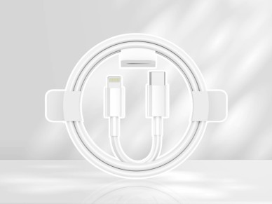 Cable de datos de carga rápida Techancy PD de 20 W y 1 m TB1668, interfaz USB C-IP8/X/11-14, co