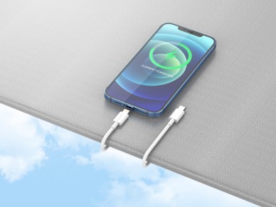 Cable de datos USB-C a Lightning Techancy TB1670, carga rápida de 20 W, 1 metro, blanco, compat