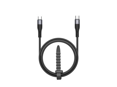 Techancy PD USB C to USB C Fast Charging Cable Black TB1779, 60W Fast Charging, Length 1m Techancy PD USB C to USB C Fast Charging Cable Black TB1779, 60W Fast Charging, Length 1m